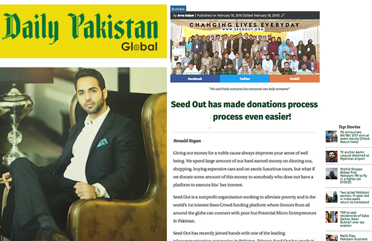Daily Pakistan Published an Article on Seed Out